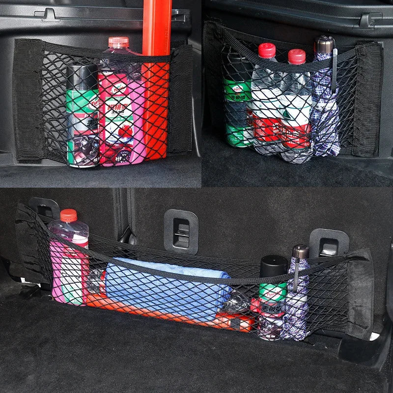 Elastic Mesh Storage Net for Trunk or Seat Back, 5 Sizes