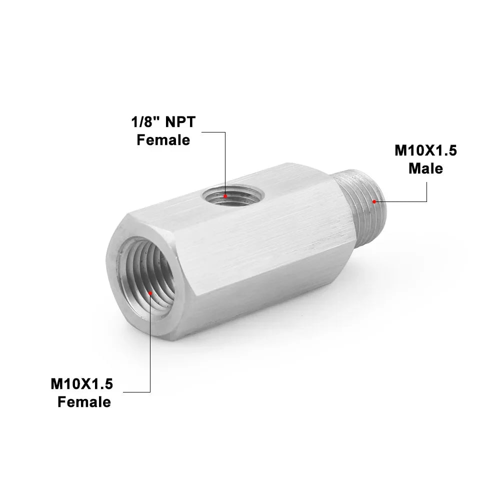 Universal Oil Pressure Sensor Adapter for 1/8 NPT, M10, M12, M14 - image 8