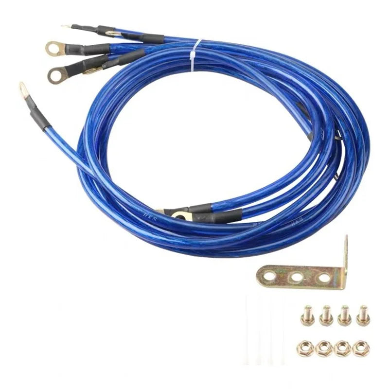 Universal Car Grounding Cable Kit, 6 Cables