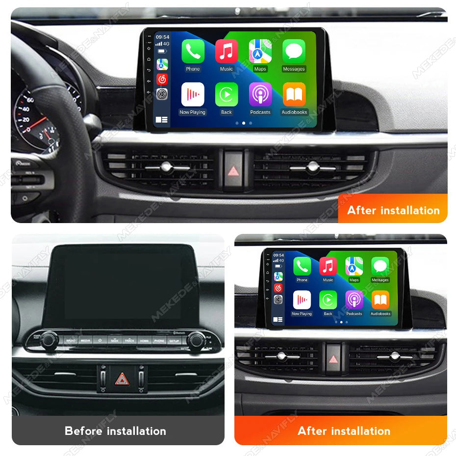 KIA Morning 2017-2020 Wireless CarPlay & Android Auto 9-Inch Player - image 2