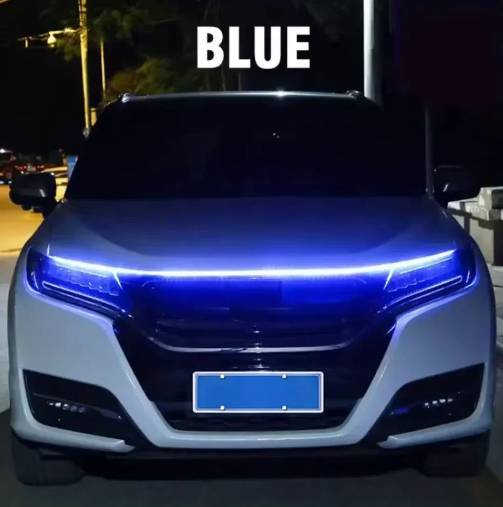 Universal LED Car Hood Light Strip, Dynamic Engine Hood Light Bar