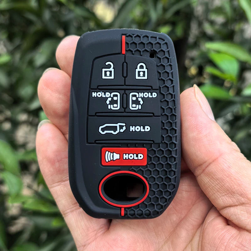 Silicone Key Fob Cover for Toyota Sienna RAV4 Venza 7-Button - image 3