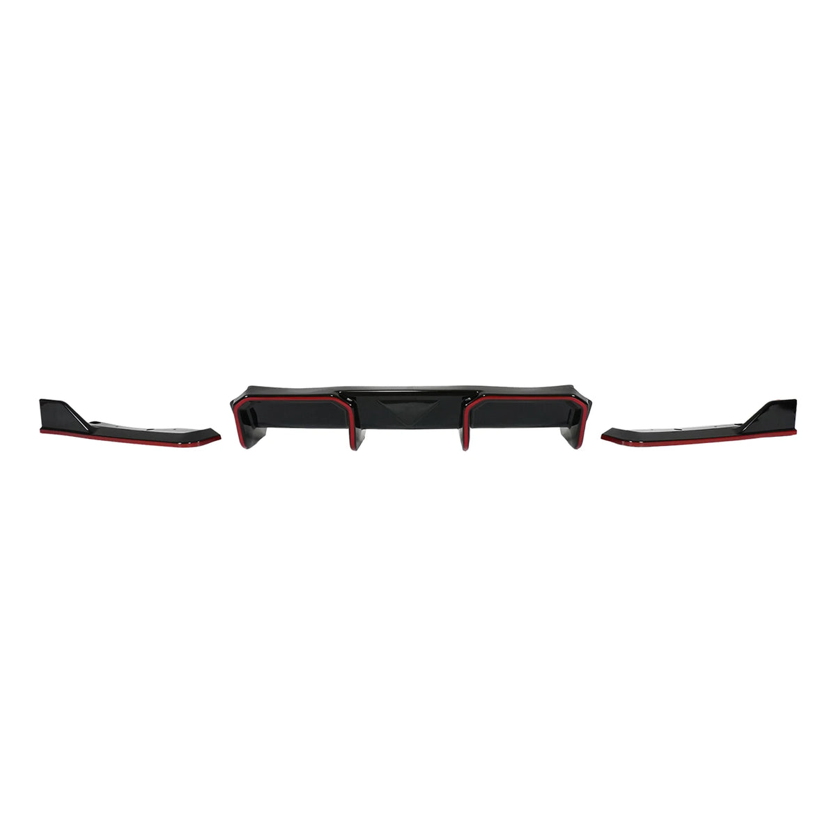 Rear Bumper Diffuser for Hyundai Elantra N 2024-2026, Gloss Black - view 21