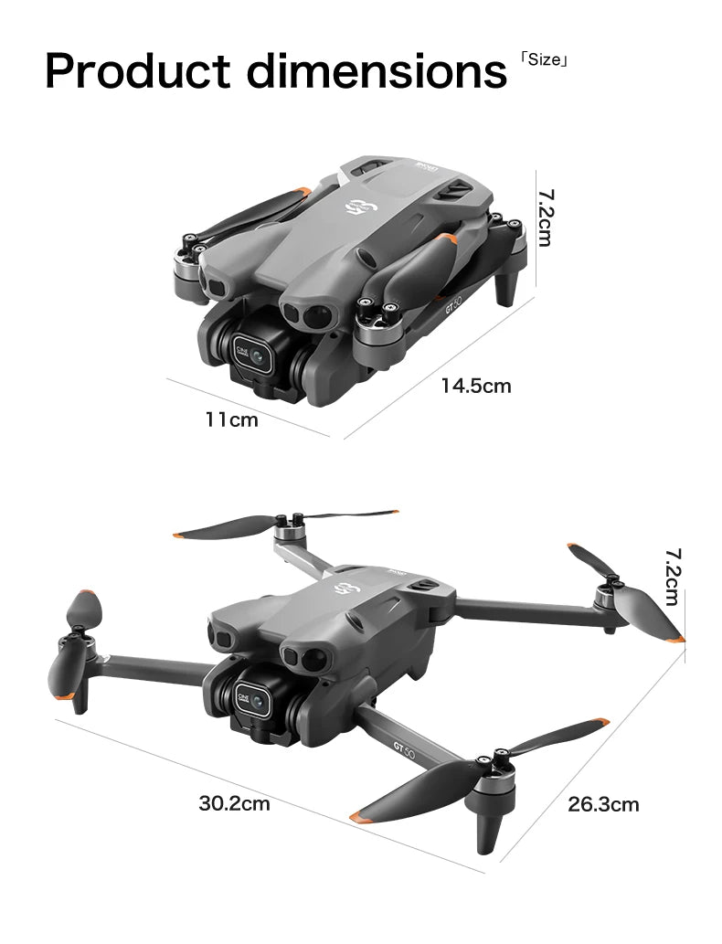 Lenovo GT50 4K Dual Camera Foldable Brushless Drone Obstacle Avoidance - image 24