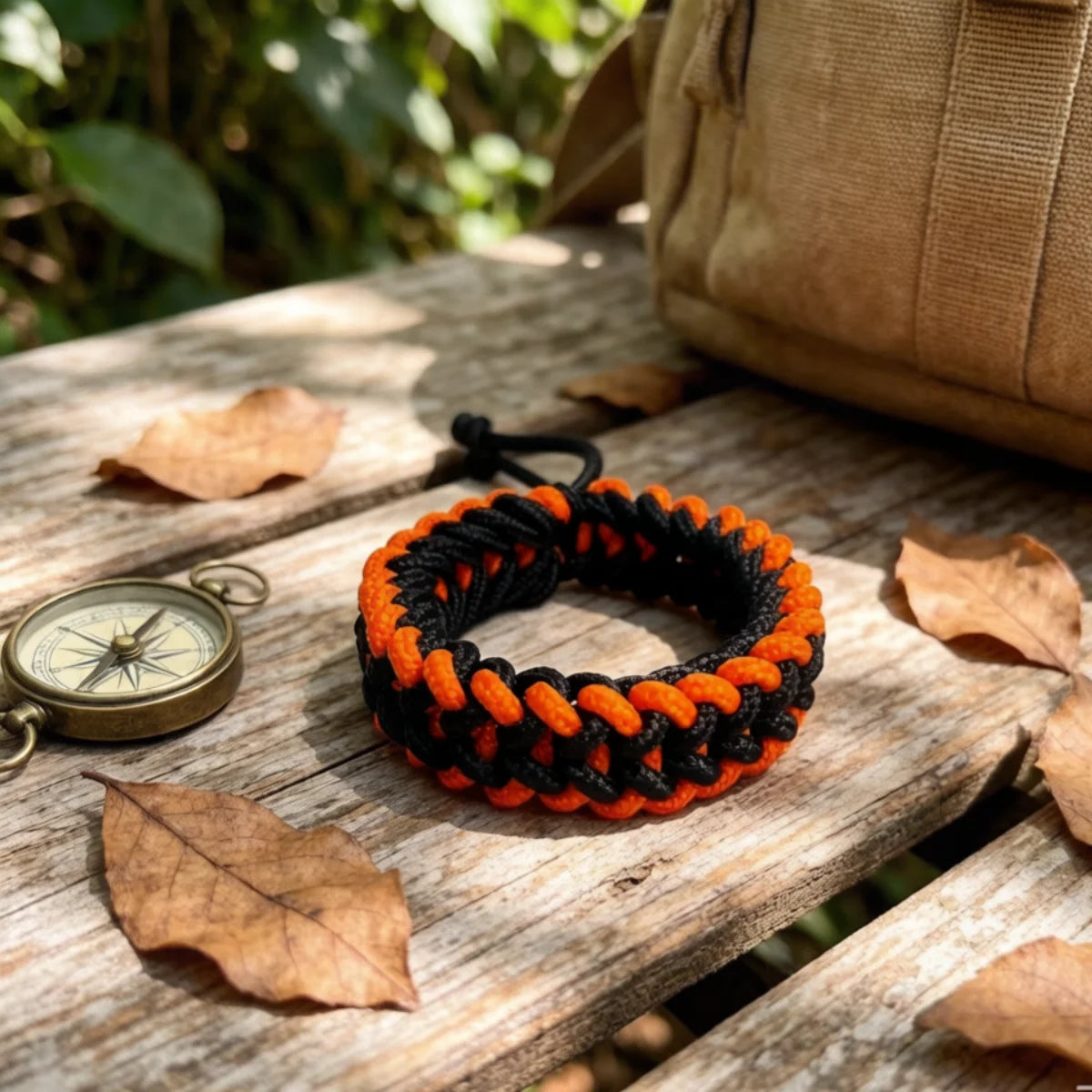 Handwoven Paracord Survival Bracelet – Emergency Rope