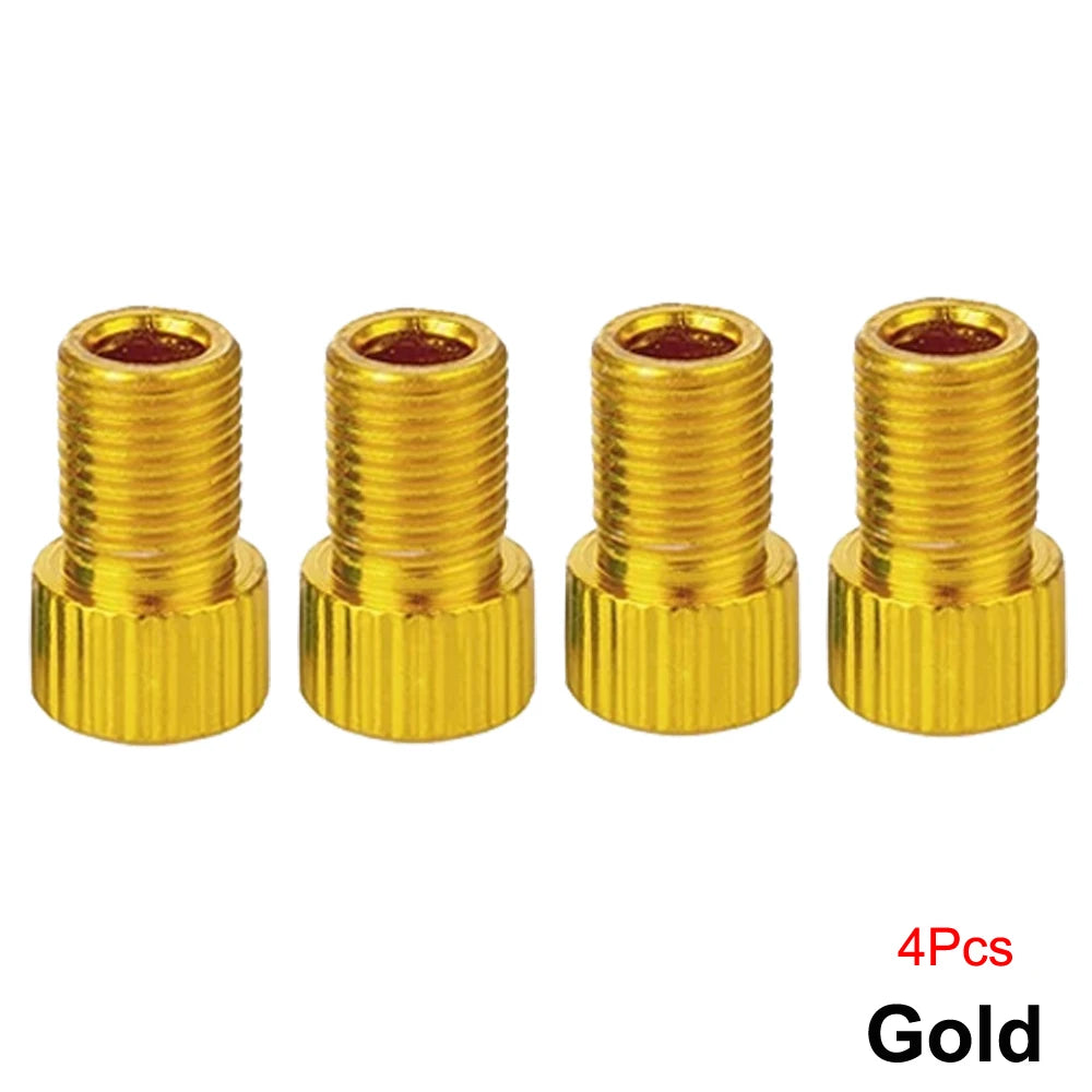Presta to Schrader Valve Adapter, 4 Pcs, for Standard Pumps