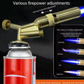 Welding Torch Gas Burner Flame Gun High Temperature Brass Copper Gas Torch Brazing Solder Propane Welding Plumbing