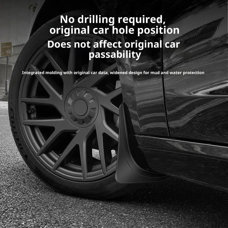 Model Y Model 3 Accessories Splash Guards Car Mud Flaps Anti Scratch Paint Protector for Long Trips