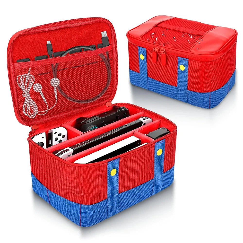 Large Protective Carrying Case for Nintendo Switch OLED Travel Bag