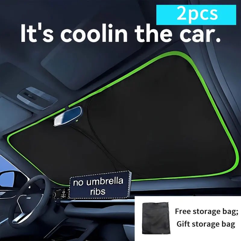 Car Front Windshield Shade to Protect Interior and Block Sun for Cars and SUVs