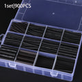 Heat Shrink Tubing Kit Black Heat Shrink Wrap Cable Sleeve Insulation Waterproof Electrical Wire Cable Tubing Assortment Set