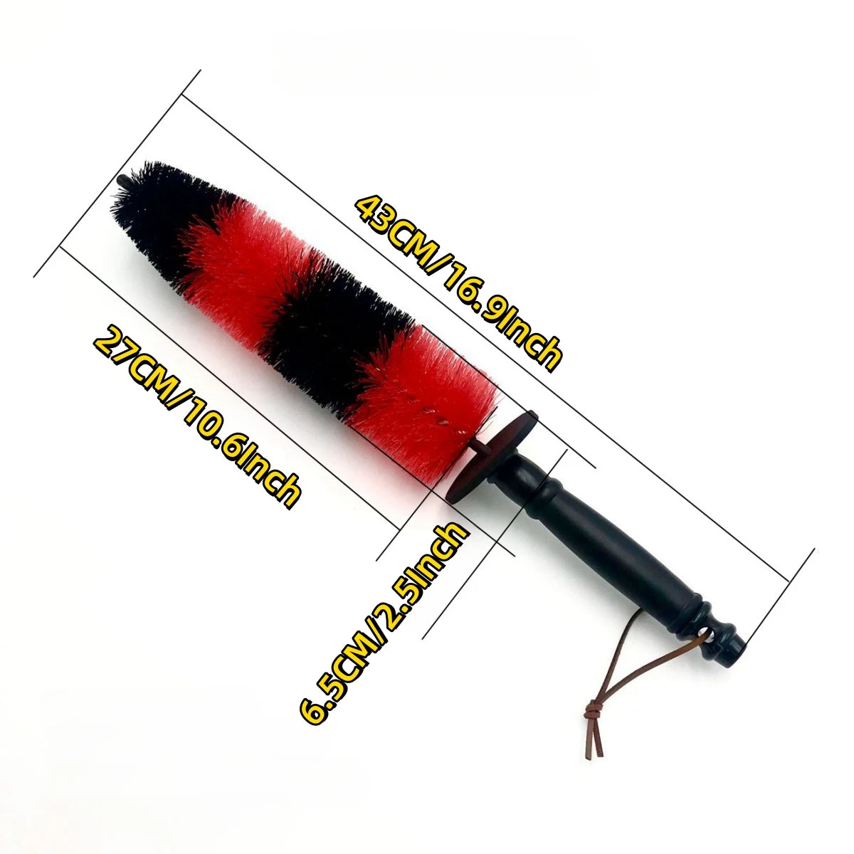 Long Handle Wheel and Rim Cleaning Brush