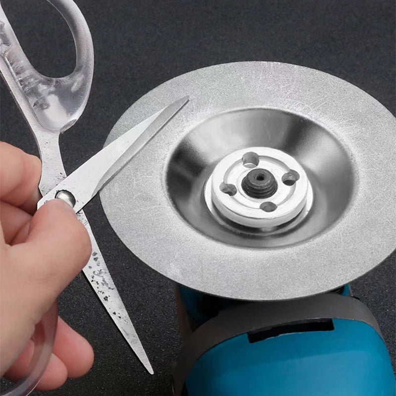 Angle Grinder Diamond Glass Grinding Disc Household Cymbal Shaped Electric Sharpening Disc Polishing Discs Cutting Blades