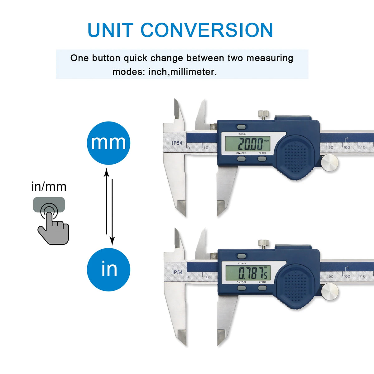 Digital Caliper 0-150mm Stainless Steel Electronic Vernier Gauge - image 2