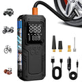 Portable Car Tire Inflator 150 PSI Air Compressor Wireless Air Pump for Car Motorcycles Bicycle Ball with DC Extended Power Cord