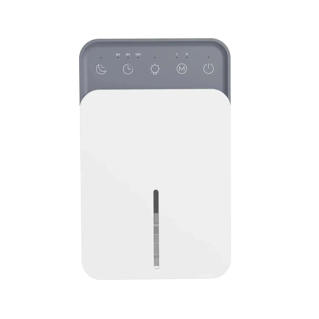Portable dehumidifier with deodorising for damp and mould control in a bedroom or office