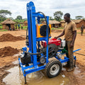 120m Portable Hydraulic Water Well Drilling Rig, Diesel Powered