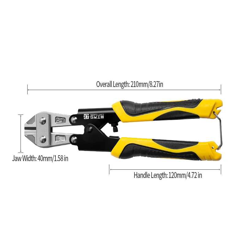 Fast and Sharp Labor-Saving Bolt Cutter for Cutting Wire and Bar Steel