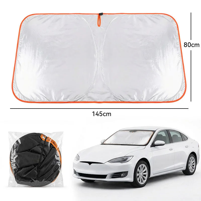 Foldable Front Windshield Sun Shade