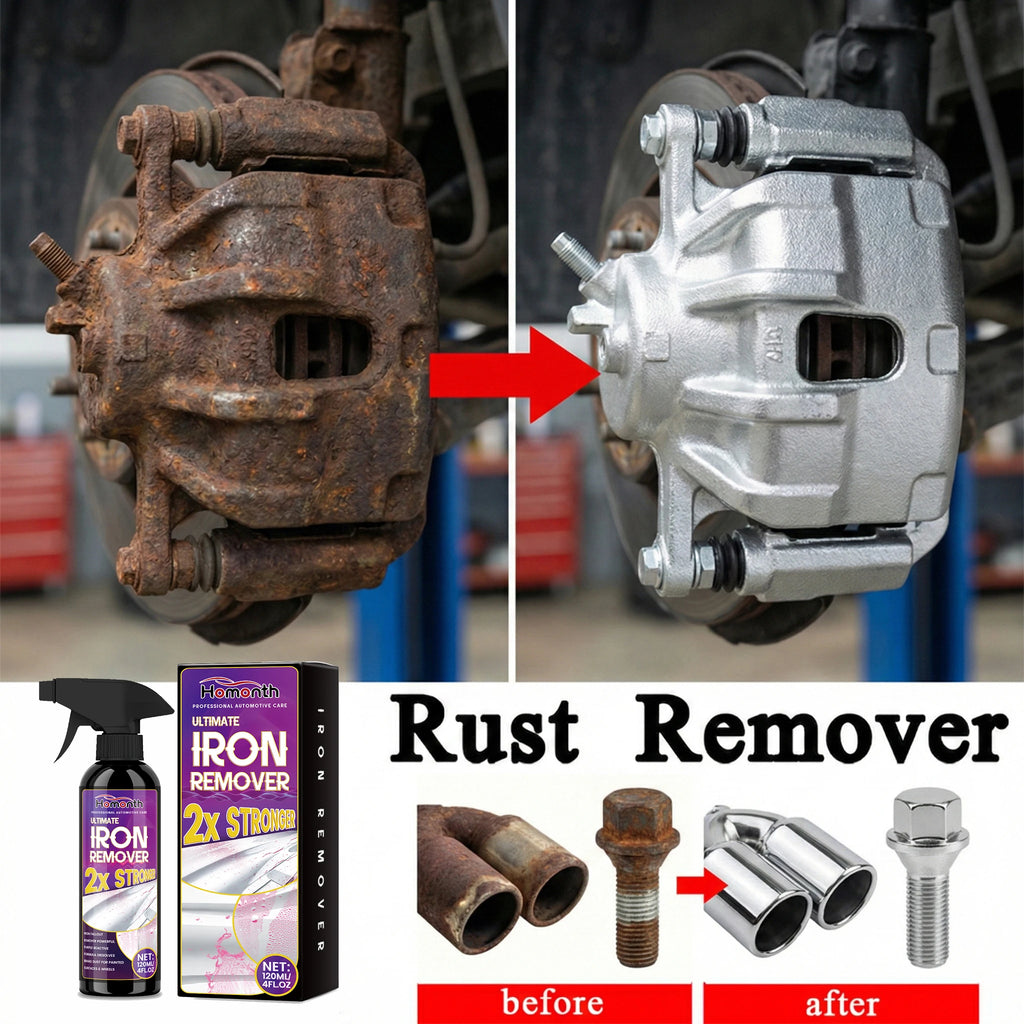 Fast-Acting Rust Remover Spray 120ml for Metal Tools & Auto