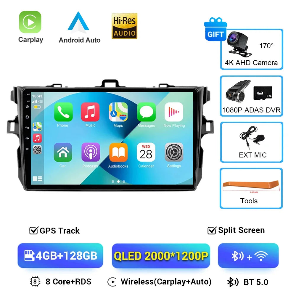 Android 16 Multimedia Car Radio for Toyota Corolla E140/E150 - image 16