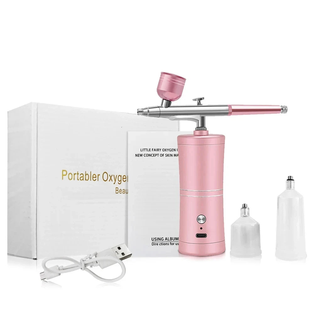 Airbrush Painting Mini Spray Gun Wireless Electric Airbrush Kit with Compressor
