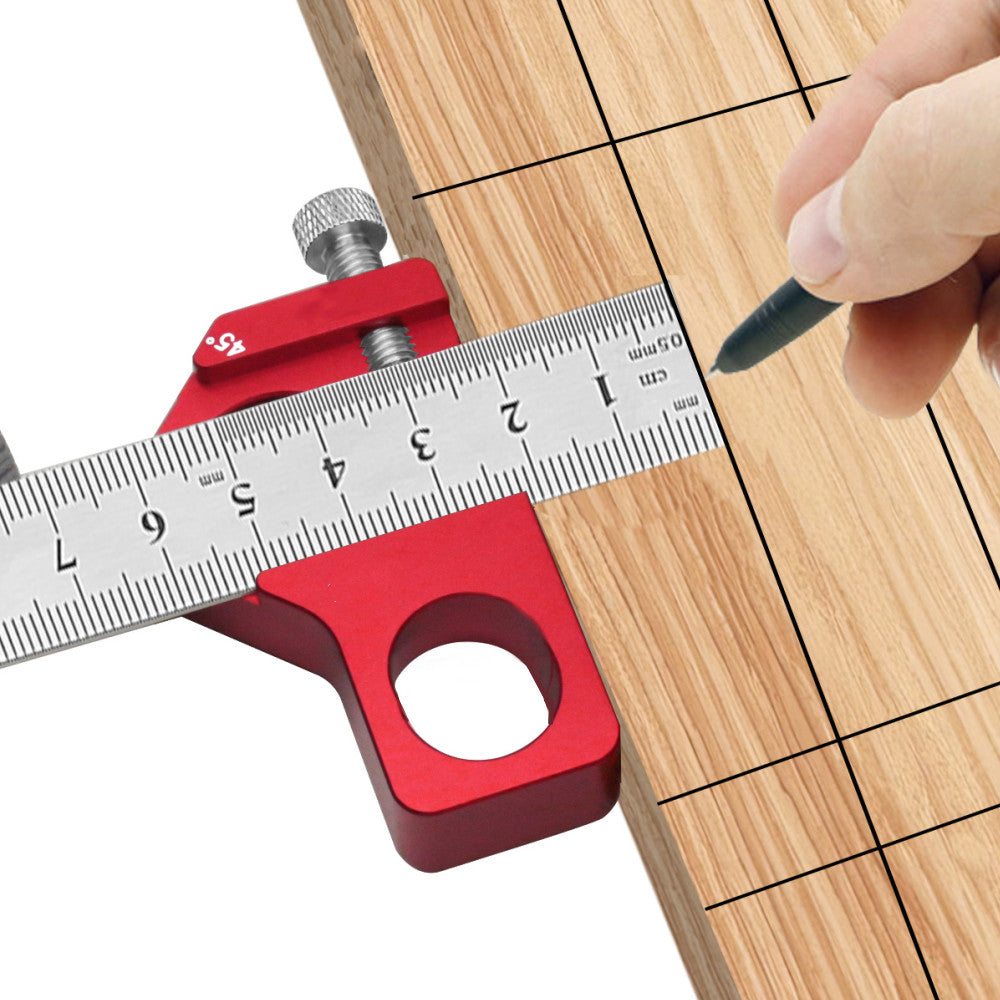 Precision Steel Ruler Positioning Block | Woodworking Measuring Tool - image 12