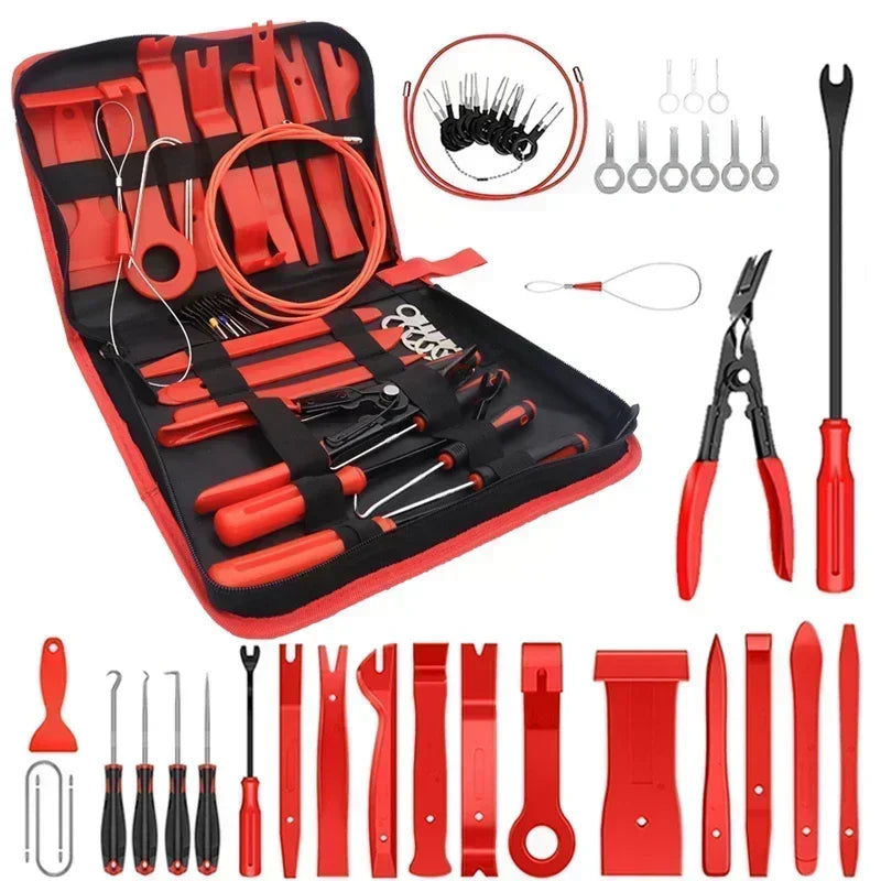 Auto Trim Removal Tool Set - Interior Panel & Clips Pry Kit