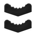2pcs Rubber Jack Stand Pad Car Slotted Lift Jack Stand Rubber Pad Floor Adapter Frame Rail Pinch Lifting Repair Tools Universal