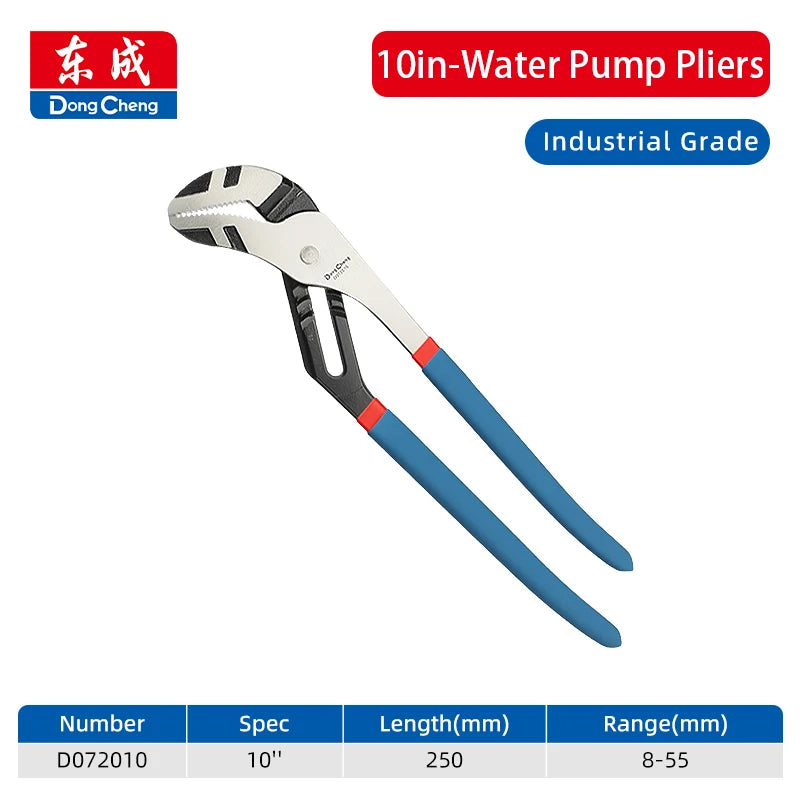 Water Pump Pliers Quick-Release Plumbing Pliers Pipe Wrench Adjustable Water Pipe Clamp Pliers Household Hand Tools Multi-functi