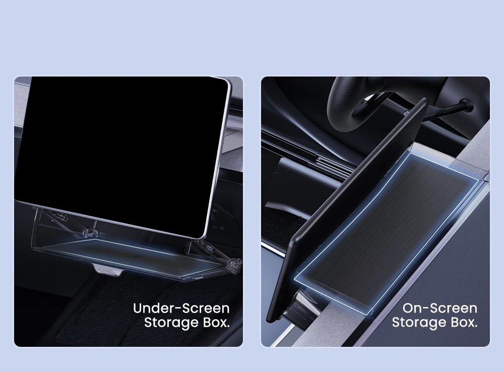 Magnetic Under Screen Storage Box for Tesla Model 3, Y and YL