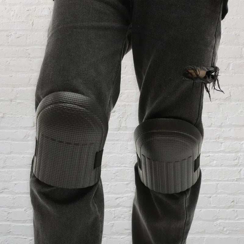 Hinged Knee Pads for Work – Adjustable Clip, Heavy Duty