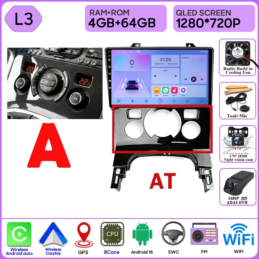 9-Inch Multimedia System for Peugeot 3008/5008 with CarPlay - image 25