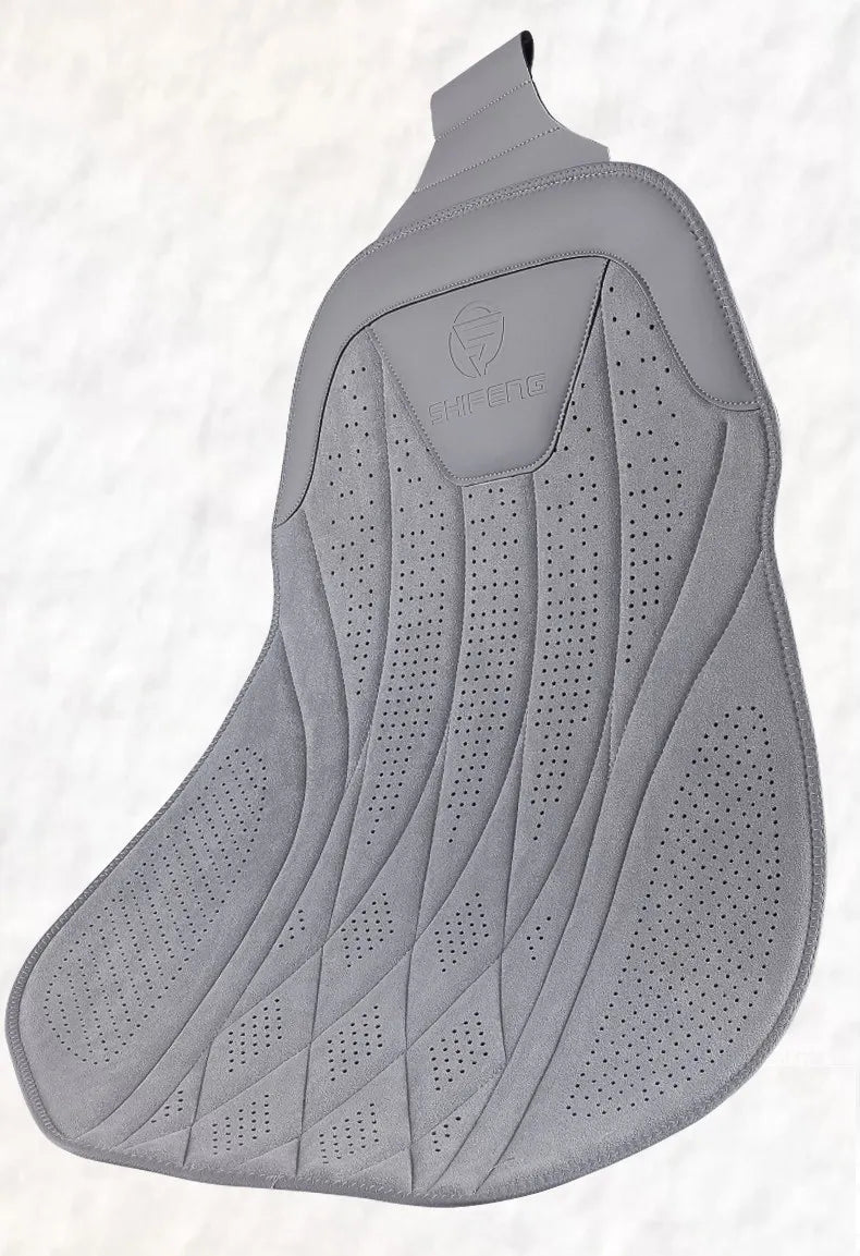 Perforated Suede-Finish Car Seat Covers, Single, Pair or Rear