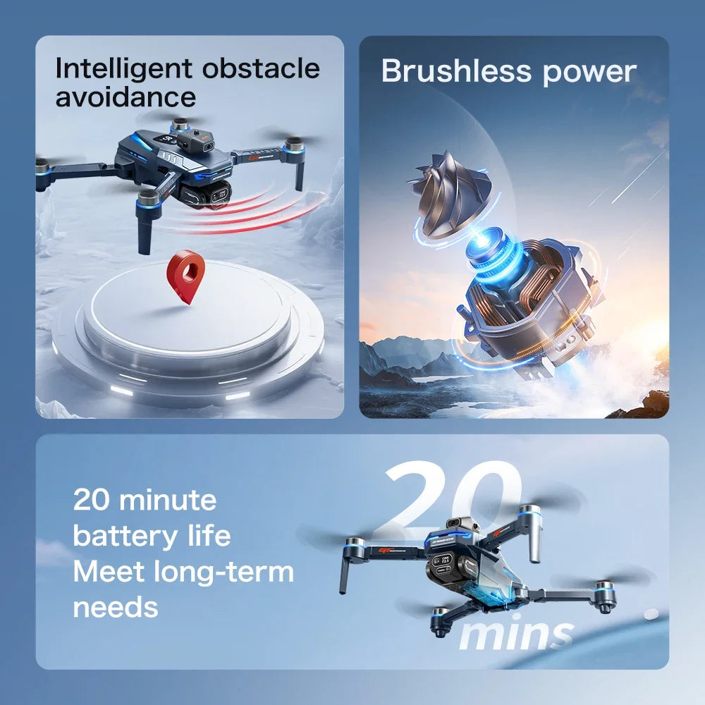Lenovo GT8 8K Dual Camera FPV Brushless Motor Folding Drone Quadcopter - image 9