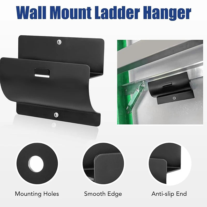 Wall-Mounted Ladder & Power Tool Hanger Hook