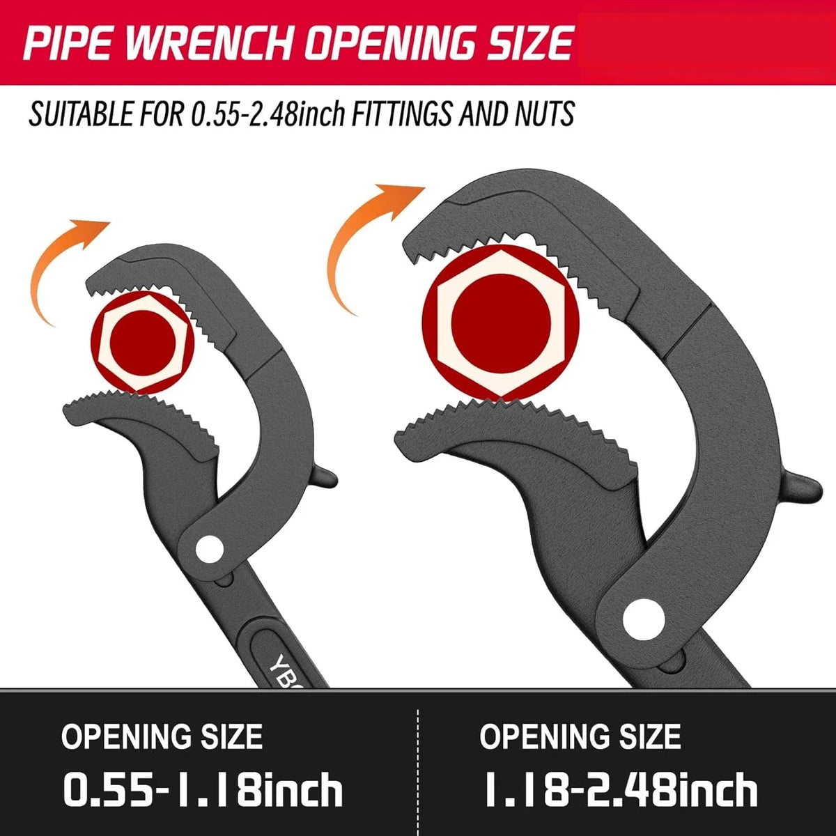 Adjustable Pipe Wrench Set, 10" & 15" – Plumbing Tools