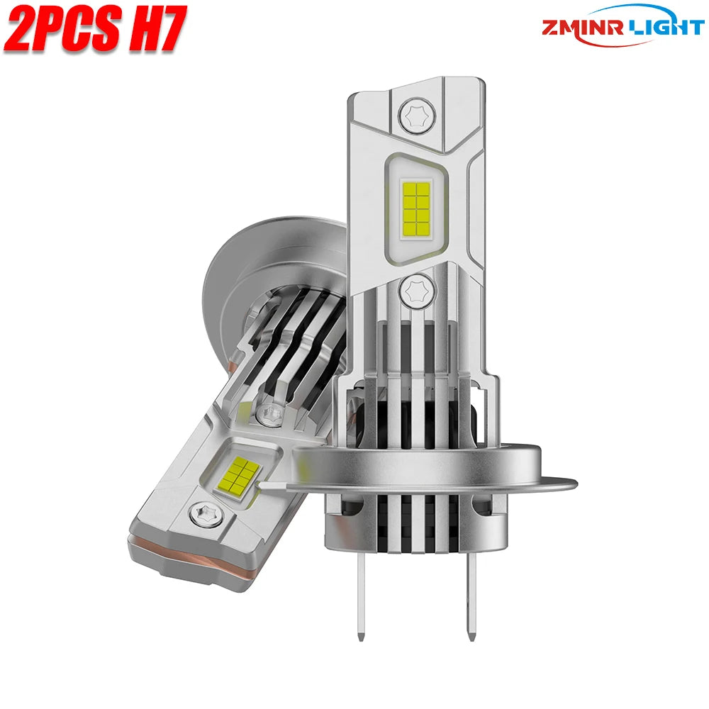 Super Bright 6000K LED Headlight Bulbs H1 H4 H7 Plug and Play - image 7