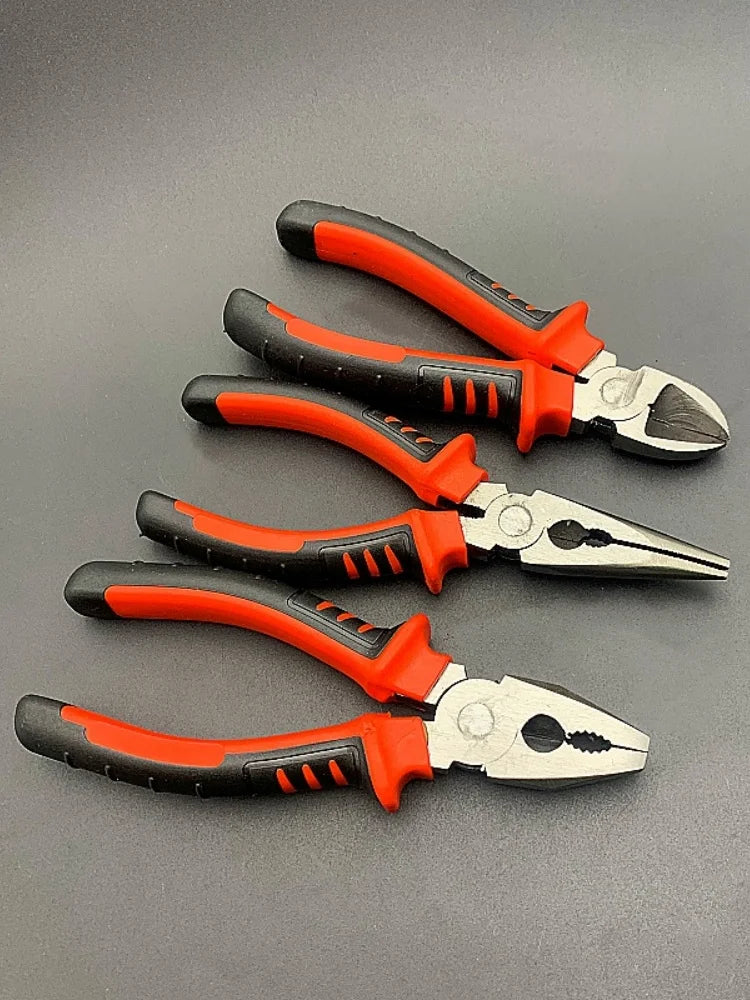 Heavy-Duty 3-Piece Pliers Set: Diagonal, Needle-Nose & Wire Cutters - image 11