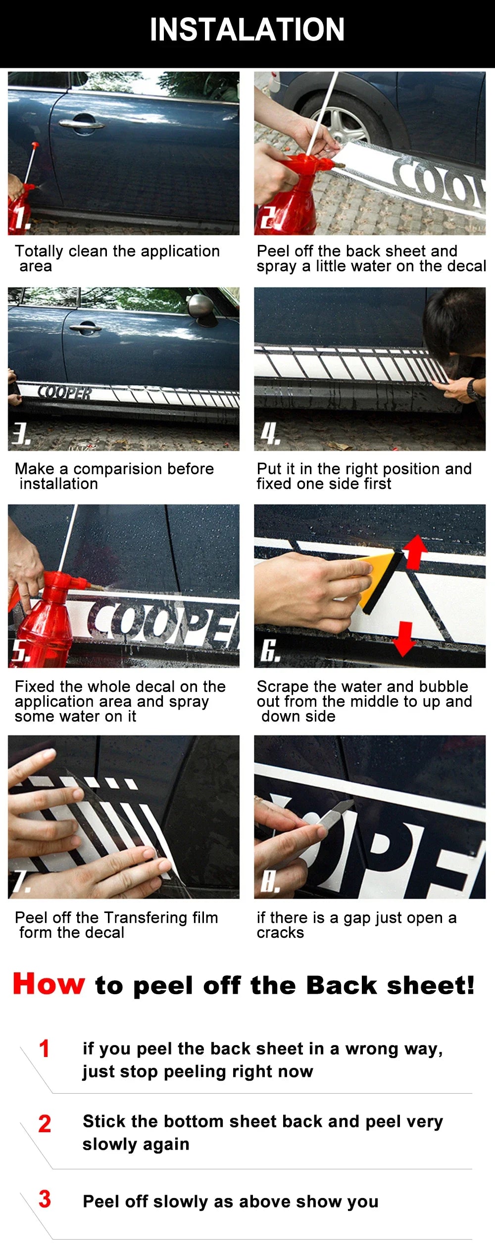 Tiger Graphic Tailgate Decal for Pickup Trucks
