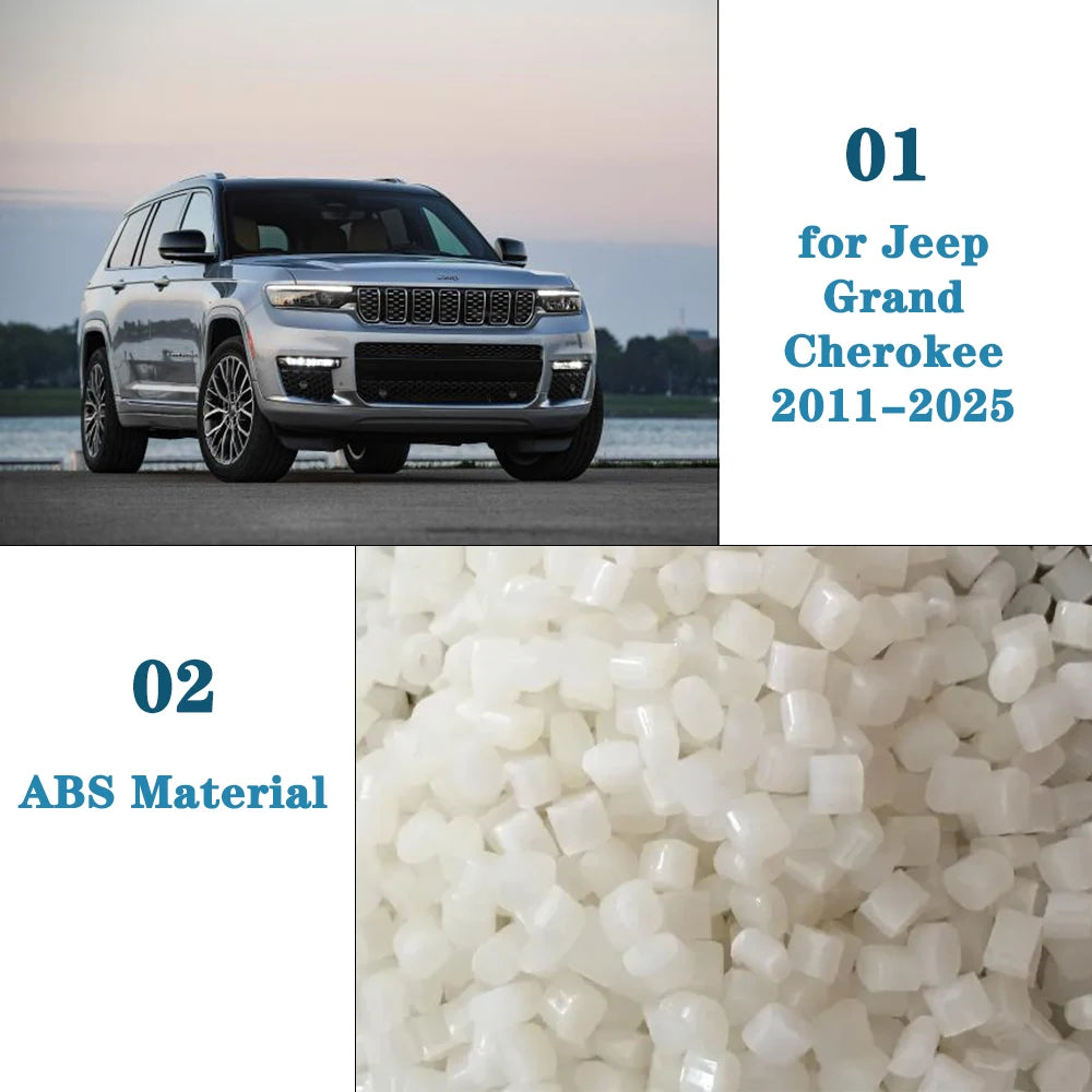 Car Center Console Panel Interior Handle Decoration Cover Trim for Jeep Grand Cherokee 2011-2016 2017 2018 2019 2020 Accessories