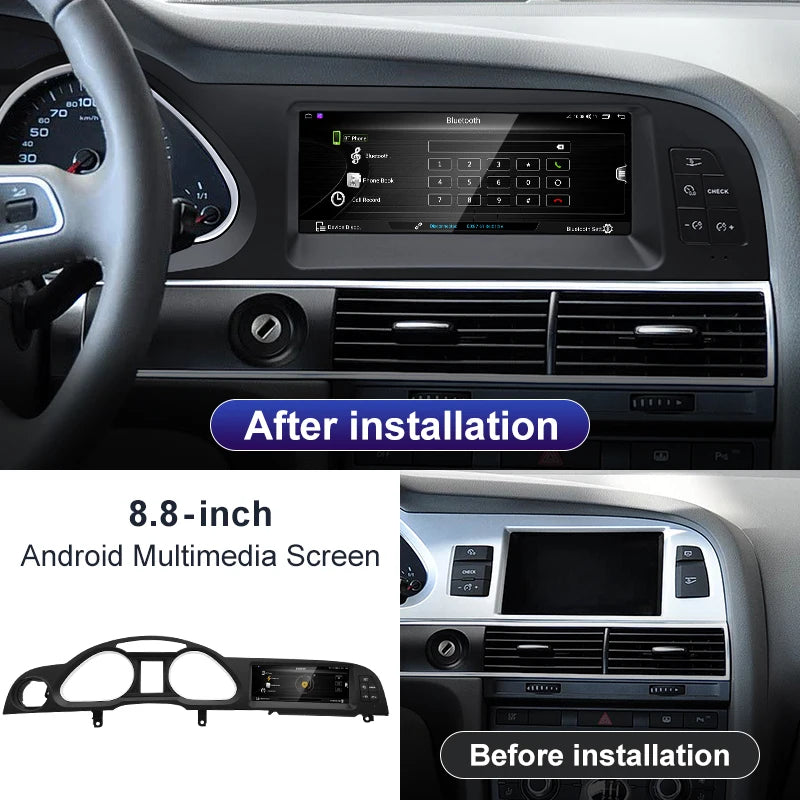 8.8" Touchscreen Audi A6 2005-2011 GPS CarPlay Android Auto - image 2