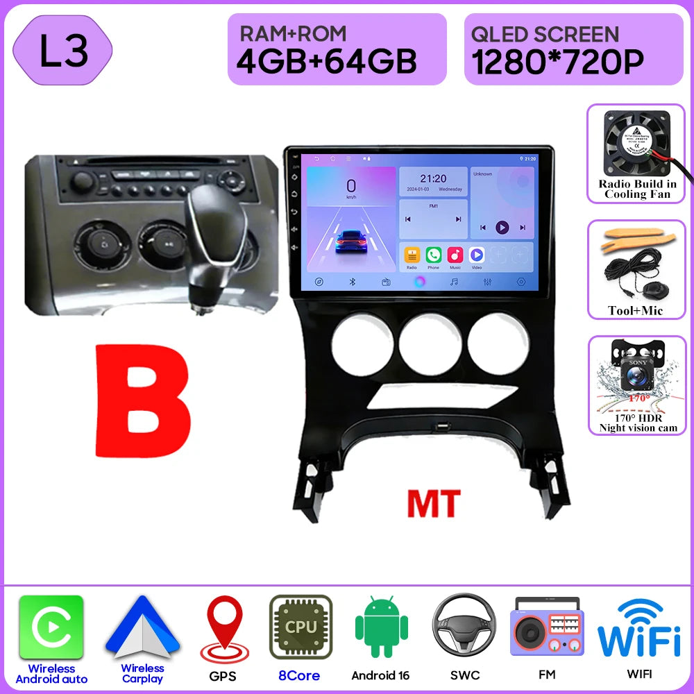 9-Inch Multimedia System for Peugeot 3008/5008 with CarPlay - image 14