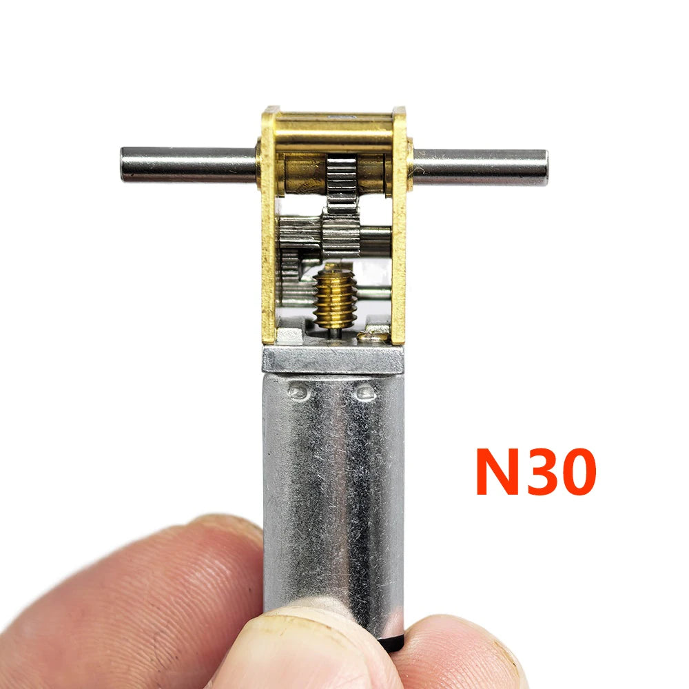Micro Worm Gear Motor - Dual Shaft DC 3V-12V for DIY Projects - image 5