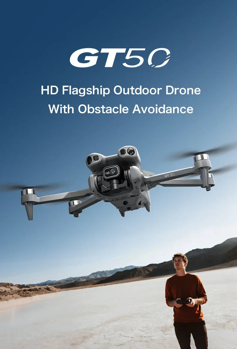 Lenovo GT50 4K Dual Camera Foldable Brushless Drone Obstacle Avoidance - image 7