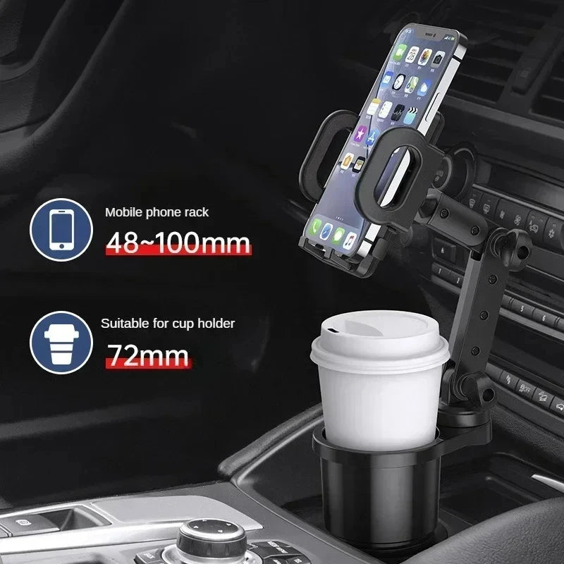 Car Cup Holder Mount Expander 360 Rotation Car Phone Holder for Smartphone Auto Interior Accessories