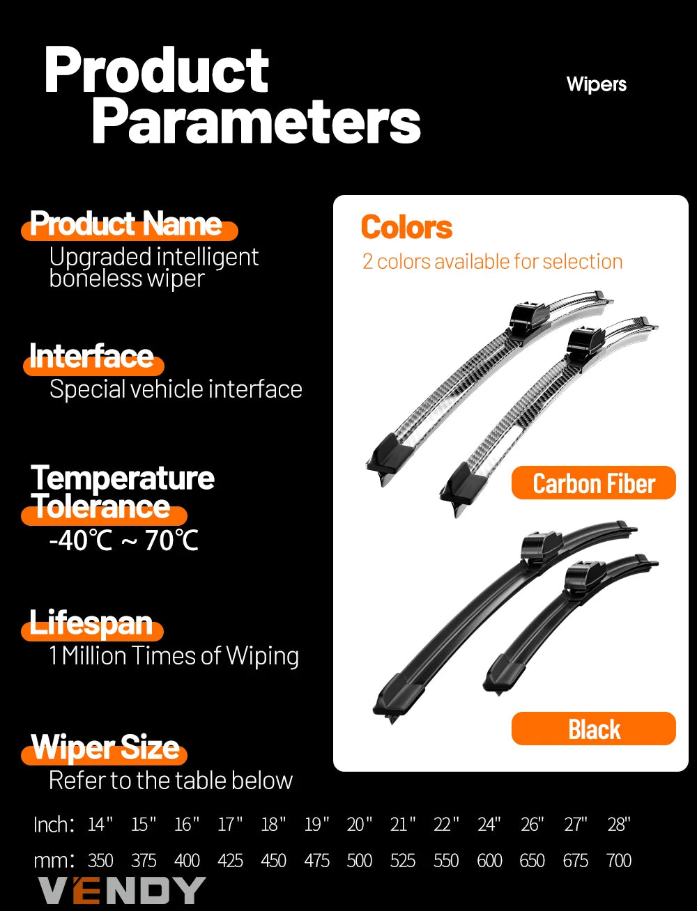 2PCS Front Windshield Wiper Blades for Dodge Ram 1500 2500 3500 02-18 - image 18
