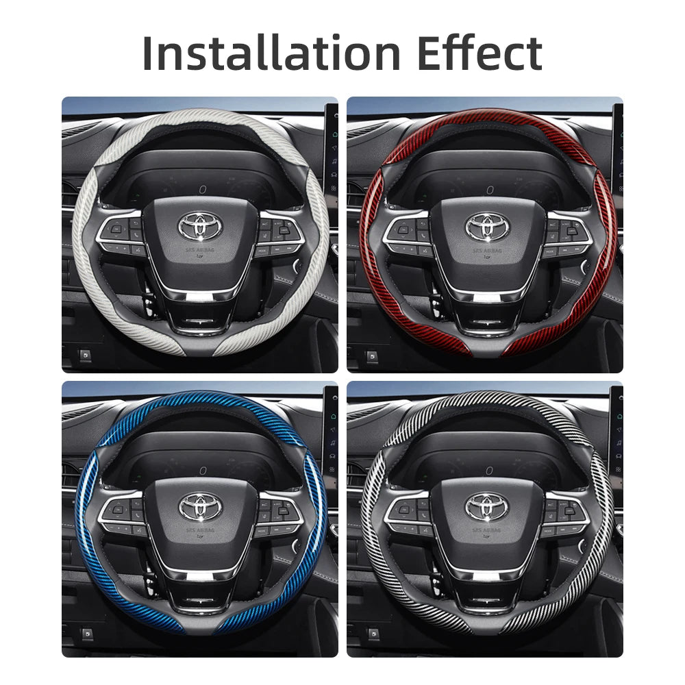 Toyota Quick Release Carbon Fiber Steering Wheel Cover - image 2