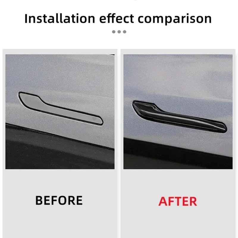 Antifreeze Door Handle Covers for Tesla Model Y and Model 3, Set of 4