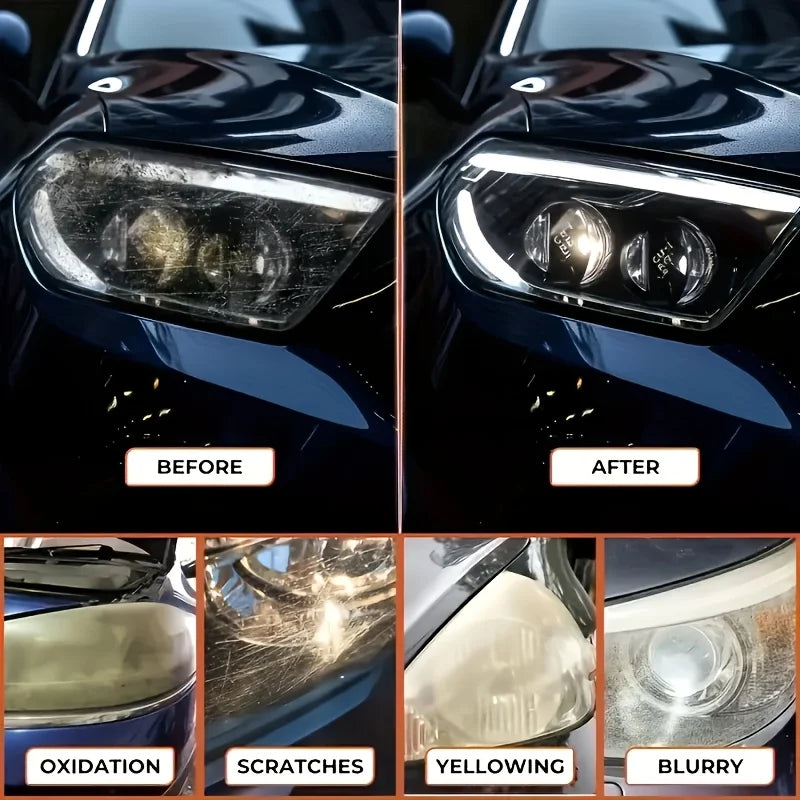 Headlight Restoration Polishing Paste